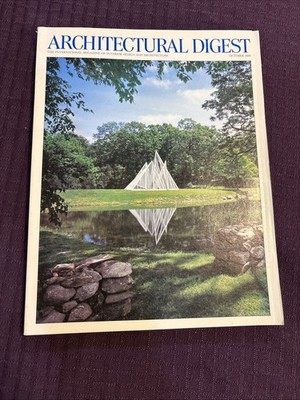 Architectural Digest Magazine October 2000 Excellent Condition