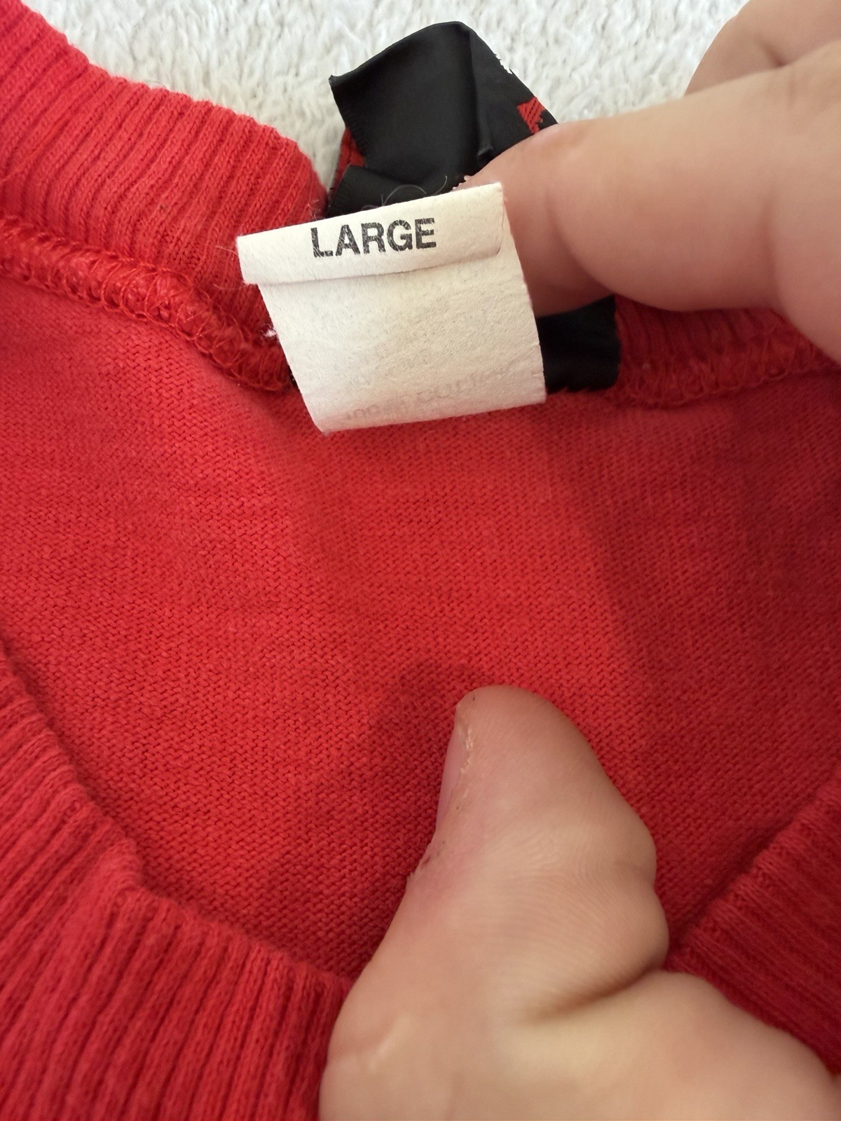 Super rare 80s-90s Jordan flight single stitch Red Nike Air Jordan tank top image 6