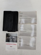 2018 GMC Sierra / Sierra Denali Owners Manual With Case And Navigation Diesel 