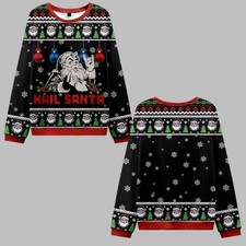 Hail Santa Ugly Sweater 2025 Christmas