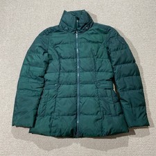 Tommy Hilfiger Down Jacket Womens Small Forest Green Puffer