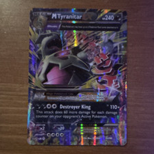 The Pokémon Company M Tyranitar EX 43/98 XY Ancient Origins Holo Ultra Rare
