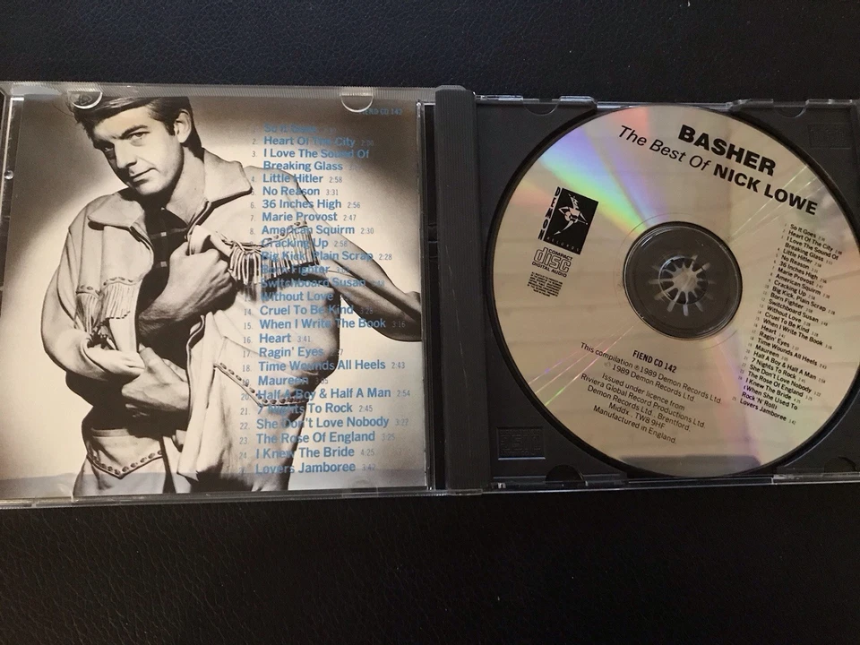 NICK  LOWE    -    Bashed :   The Best Of   ,   CD  1989 ,    Pop ,   Rock - Bild 2 von 3