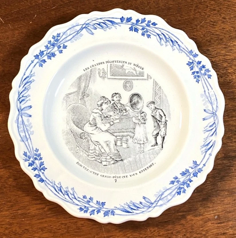 Creil Montereau In Antique Ceramic & Porcelain Plates & Chargers
