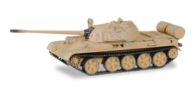 Herpa Minitanks Kampfpanzer T 55 M mittlerer Kampfpanzer Gebrauchsspuren - Bild 1 von 1