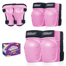 Nattork Knee Pads for Kids Youth Audlt Knee and Elbow Pads with Wrist Gua