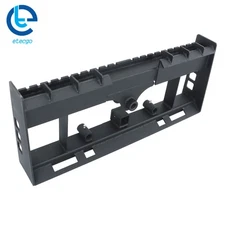 4000lb For Kubota Skid Steer Pallet Fork Frame W/ Receiver Hitch & Spear Sleeves