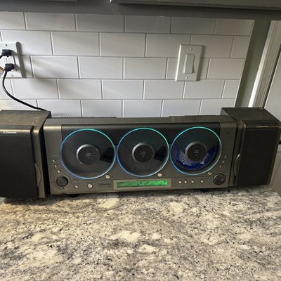 VTG EMERSON TRIPLE PLAY LINEAR 3 CD CHANGER MODEL MS3103 W 2