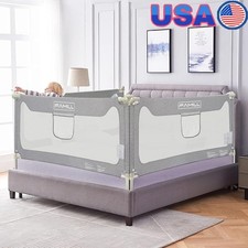 Sturdy Toddler Bed Rail Safety Adjustable Easy Install Space Saving Design New