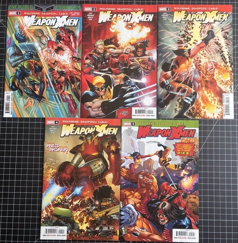 Weapon X-Men #1-5 Marvel Comics 2025 Joe Casey ChrisCross Alex Ross Full Run MCU