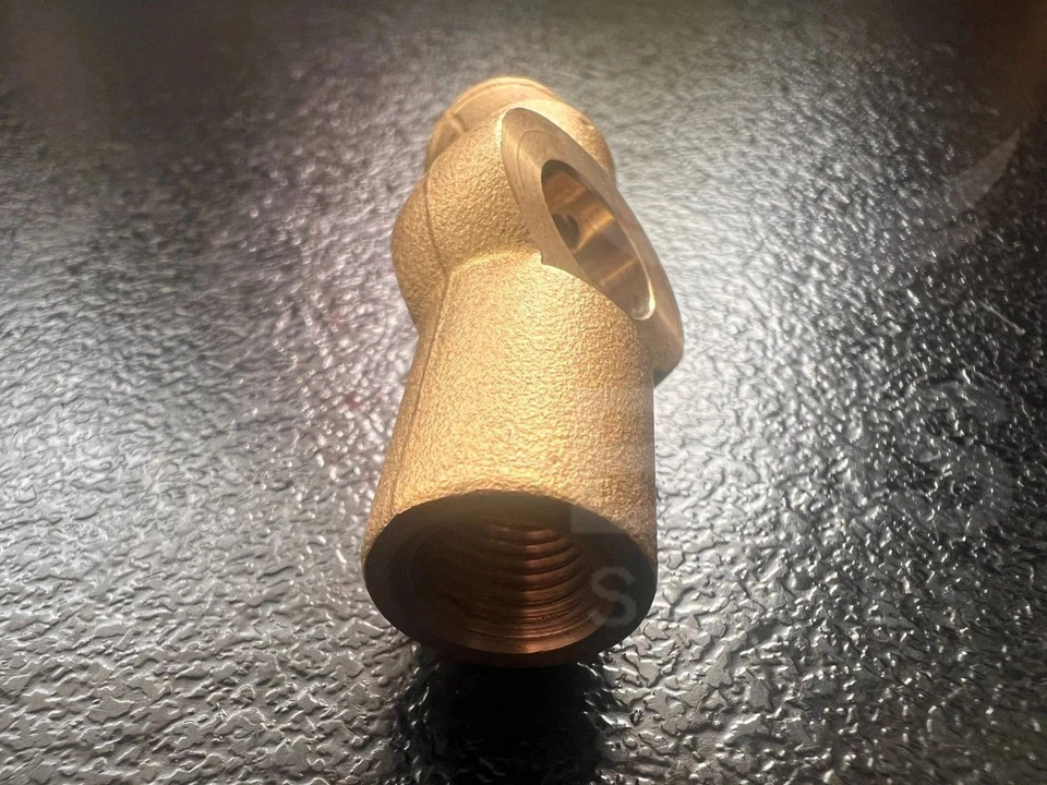 JAGUAR XK120 XK140 BRAKE UNION BANJO ANGLED TWIN C3907 - EMS - 1x - Image 4 of 4