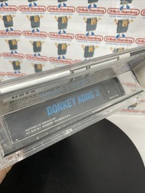Donkey Kong 3 Arcade Classics Nintendo NES CIB Hangtab VGA WATA CGC Black Box DK