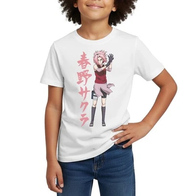 Naruto Shippuden Cooles Design Mit Sakura Kinder T-Shirt - Bild 1 von 4