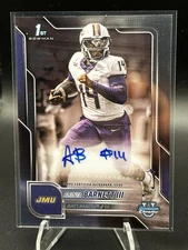 2025 Bowman Chrome U Alonza Barnett III 1st Auto #BCA-AB James Madison JMU