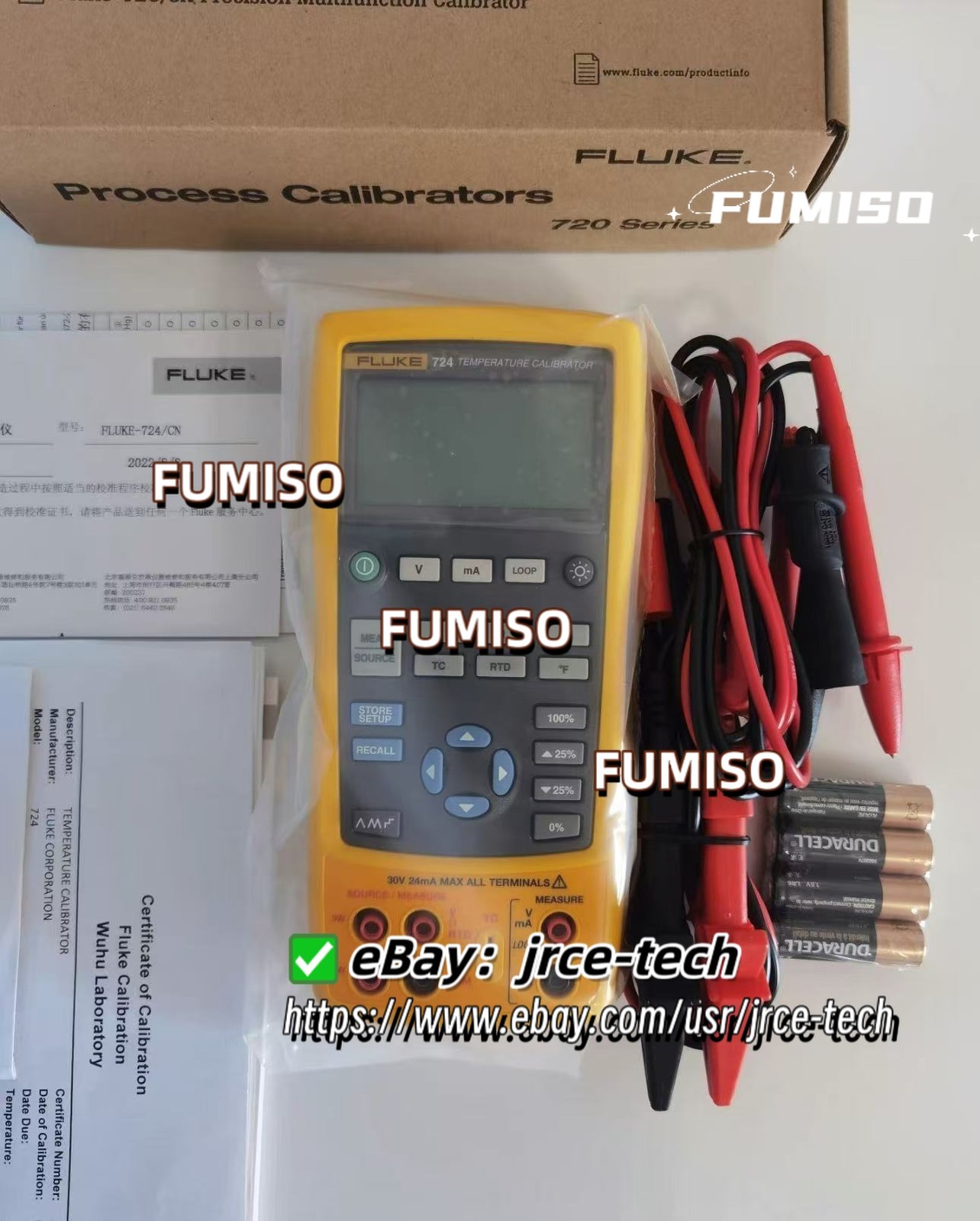 Fluke 725 Multifunction Process Calibrator new/stock/lhy/-50*jrc