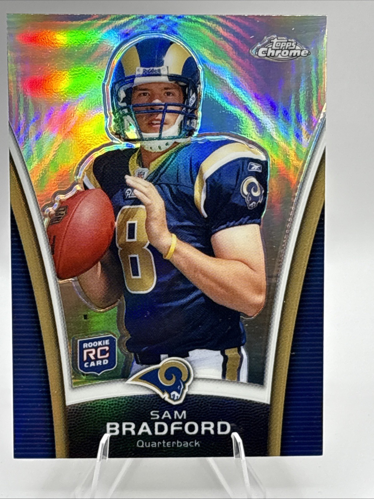 Sam Bradford 2010 Topps Chrome Refractor Rookie #TMB1 RC St. Louis Rams