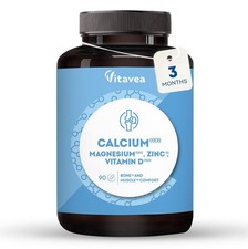 Calcium with Magnesium Zinc & Vitamin D 90 Tablets for 3 Months Bone Muscle &