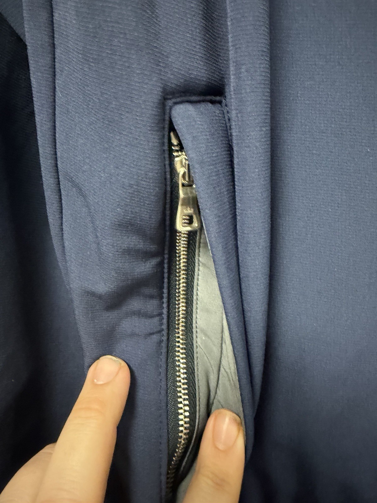 Peter Millar Crown Crafted Full Zip Button Blue J… - image 6