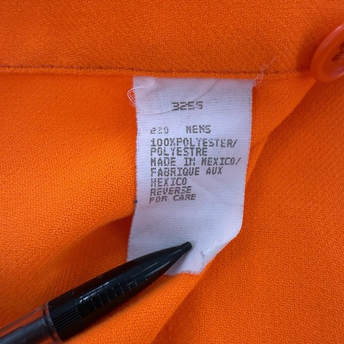 Woolrich Utility Hi-Viz Button Down Hemd Herren Large Orange Jagd Schießen - Bild 6 von 11