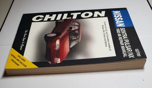 Chilton Nissan Sentra/Pulsar/NX 1982-96 Repair Manual - Picture 4 of 9