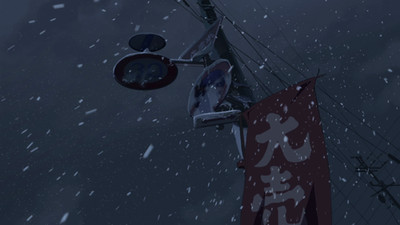 Anime 5 centimeters per second makoto shinkai snow ice Custom Gaming Mat Desk