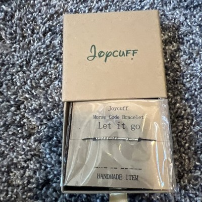 joycuff bracelet Let It Go Morse Code Bracelet Adjustable New