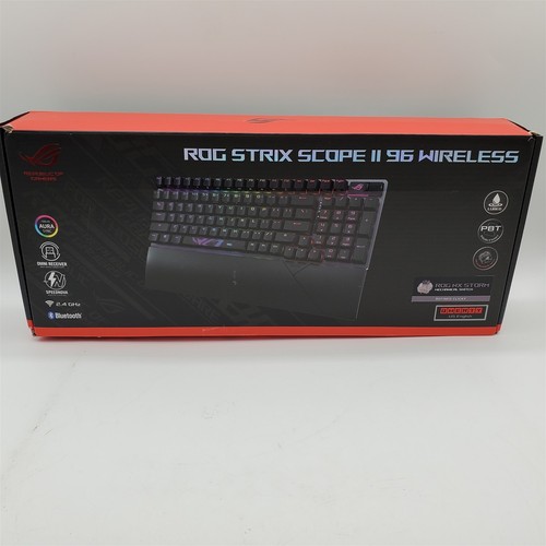 ASUS ROG Strix Scope II 96 Wireless RGB Mechanical Gaming Keyboard, US English - 第 3/3 張圖片