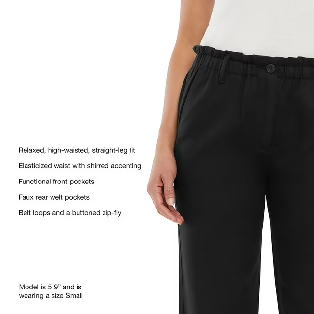 GAP Easy Twill Pants Adult Size Xtra-Large Black with Tags for