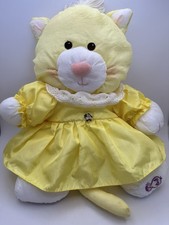 VGUC-RARE-HTF-VINTAGE-15  Fisher Price Puffalump Yellow Cat 1986 8002