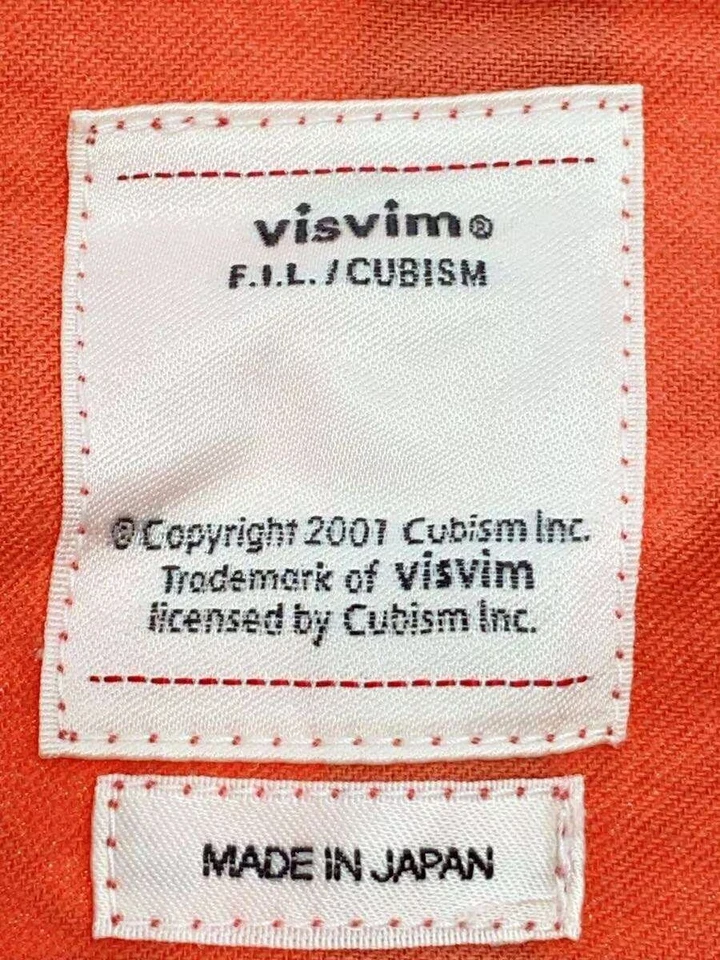 visvim Long Sleeve Shirts orange 1 Used - Image 3 of 4