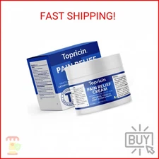 Topricin Pain Relief Cream (4 oz) Fast Acting Pain Relieving Rub