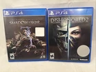 2 PS4 Game Lot - Shadow of War & Dishonored 2