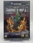 Army Men: Sarge's War (Nintendo GameCube, 2004) Complete With Manual