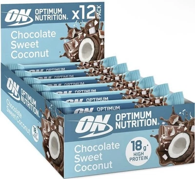 BEST BEFORE 04/2025 - ON Chocolate Sweet Coconut Protein Bars (12 x 59g)