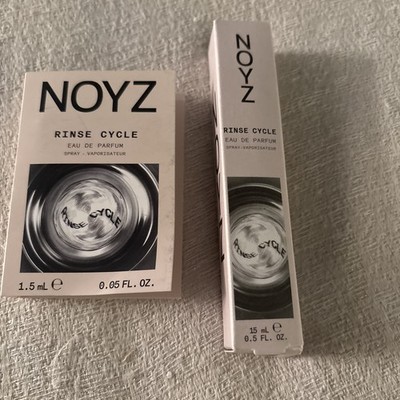 NOYZ Rinse Cycle Eau de Parfum Travel Spray 0.5 fl oz & Sample Card 0.05 Fl Oz