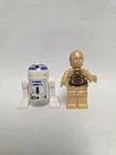 Two Star Wars LEGO Minifigures- R2D2 Sw0028 And C3-PO Sw0010