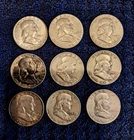 1942 US 50C Half Dollar Lot - Walking Liberty & Franklin, Circulated Business