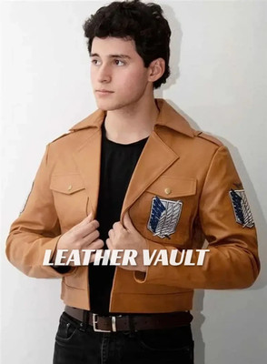 AOT Scout Real Leather jacket Cosplay for Fans - Handmade Inspired Costume