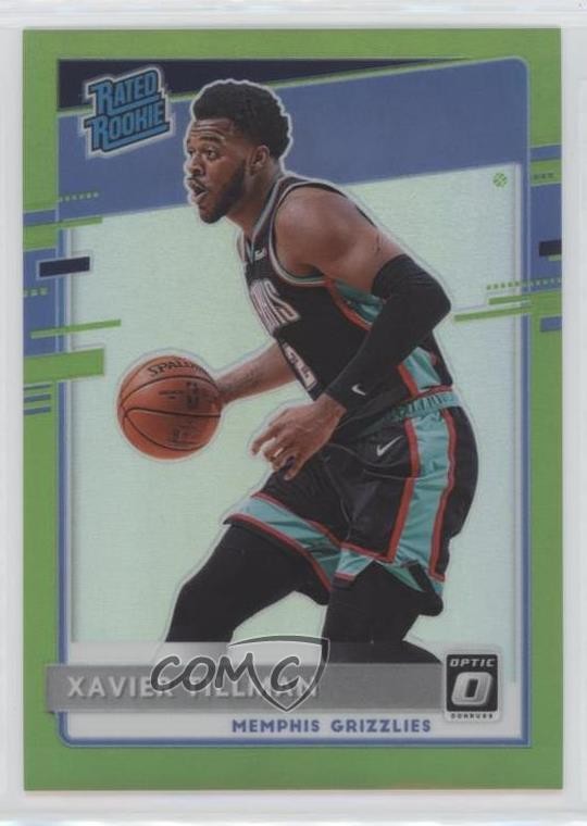 2020 Donruss Optic Rated Lime Green Prizm 99/149 Xavier Tillman Rookie RC 0nn9