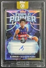 2025 Topps Three Basketball AJ Johnson #TP-AJ