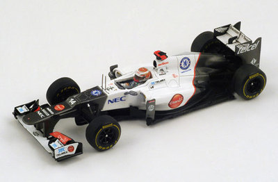 Spark Sauber C31 Ferrari No.14 Monaco Gp 2012 Kamui Kobayashi