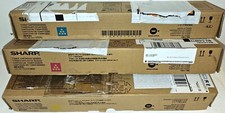 Sharp MX-C40NT Toner Cartridges Set Genuine CMY For MXC311 MXC312 MXC401 oem