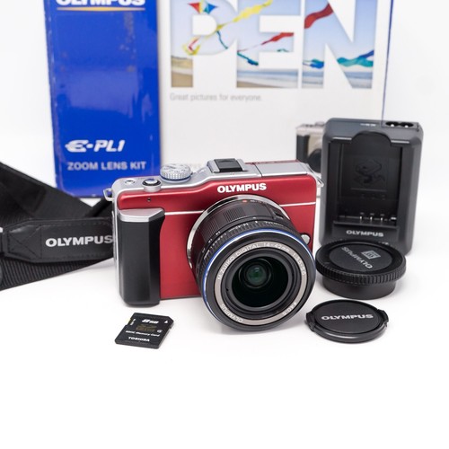 Olympus PEN E-PL1 12.3MP Camera + 14-42mm Lens Kit - 326 Shutter Count - Mint