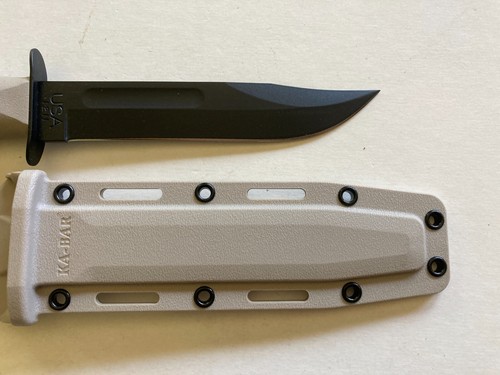 KA-BAR USA Made US Army 1211 Fixed Blade Fighting knife & Sheath MINT - Picture 3 of 8