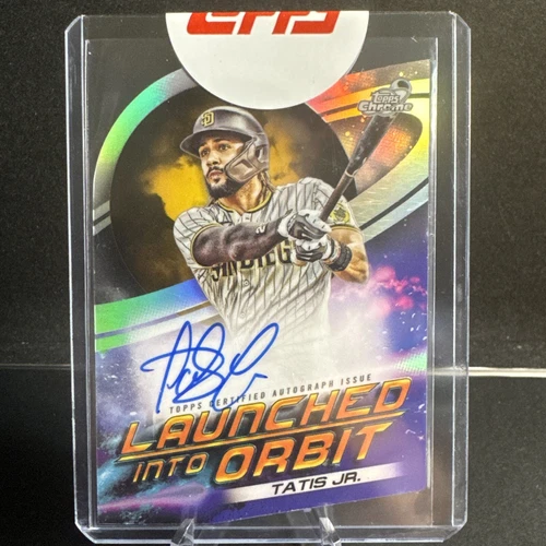 2022 Topps Chrome Cosmic FERNANDO TATIS JR. Launched Into Orbit Variation AUTO