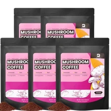 2025 Mushroom Coffee Organic Coffee 60 Servings in one Pack - No odor US Ship