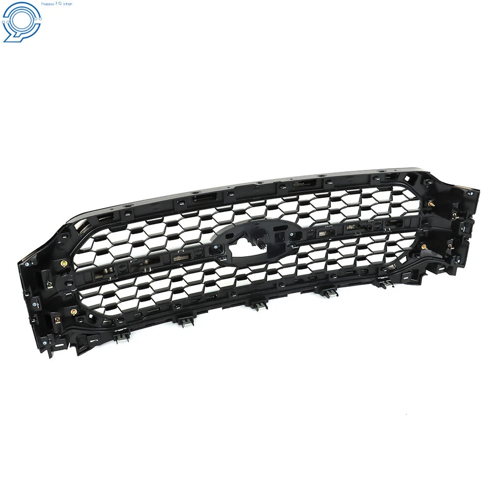 For 2021 Thru 2023 Ford F-150 Grill Grille ML3Z-8200-JB Silver+Chrome - Изображение 4 из 4