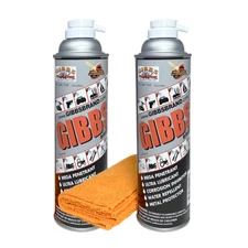 Gibbs Brand Lubricant, Penetrating Oil (2 PACK) with Microfiber Towel 14" x 14"
