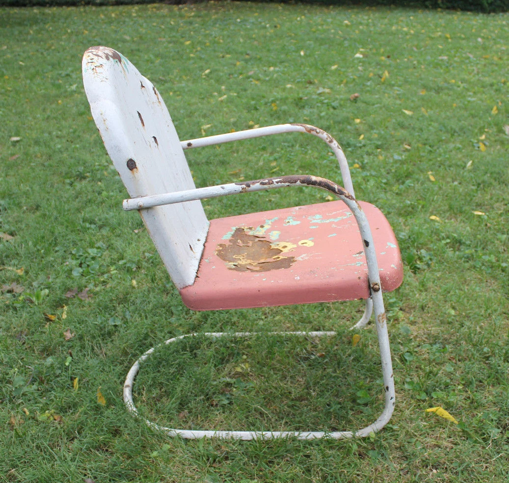Metal lawn chairs for sale deals