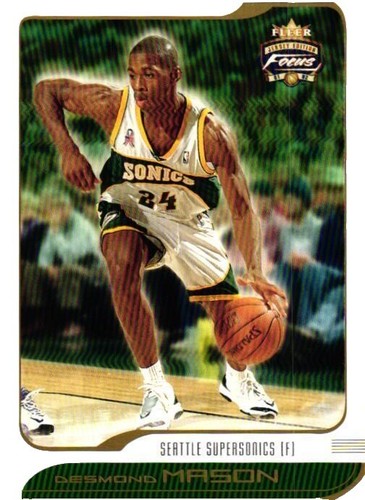 NBA Slam Dunk Contest Desmond Mason Seattle SuperSonics Color 8 X